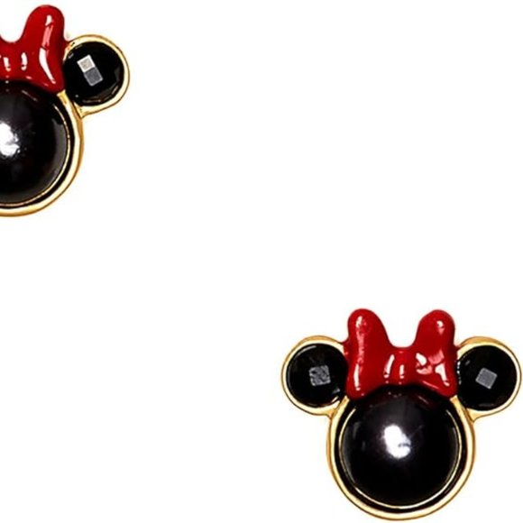 Kate Spade Disney Minnie Mouse Studs Earrings Red Black w/Dust Bag + GIFTBOX NEW - Picture 4 of 6